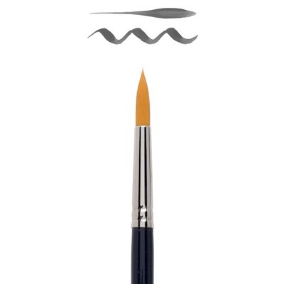 NEW Paint It Easy Watercolor Brush, Synthetic Round, No. 10