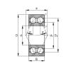 CLBSWYEJK 1-Piece 3318ATN9 3318 3318A 5318 90 × 190 × 73 3318-B-TVH 3056318 3318B Angular Contact Ball Bearing view 3