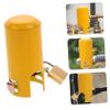 Yellow Metal Outdoor Faucet with Locking Cover, 1 Set view 2