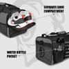 Beast Power Gear Sports Duffel Bag with Shoe Compartment, Gray/Black view 3