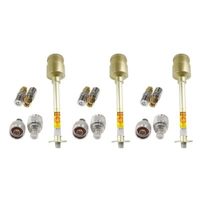 VENOAL 3X 5G/4G Dual-Band Antenna Feed 1700–2700/3300–3800 MHz, 2×30 dBi Feedhorn, Long-Range MIMO for Zain Mobily Dish Grid (A)
