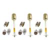 VENOAL 3X 5G/4G Dual-Band Antenna Feed 1700–2700/3300–3800 MHz, 2×30 dBi Feedhorn, Long-Range MIMO for Zain Mobily Dish Grid (A) view 1