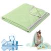 HOPASRISEE Schlafhimmel Cooling Sleep 3-Layer Cooling Blanket, Summer Blanket, Gray, 220 × 240 cm view 1