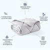 HOPASRISEE Schlafhimmel Cooling Sleep 3-Layer Cooling Blanket, Summer Blanket, Gray, 220 × 240 cm view 2