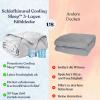 HOPASRISEE Schlafhimmel Cooling Sleep 3-Layer Cooling Blanket, Summer Blanket, Gray, 220 × 240 cm view 4