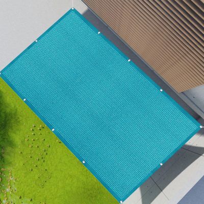 Rectangular Shade Sail 5.5 x 9 m, Sky Blue
