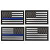 Ericetion American Flag Patches, 4 Pieces, Embroidered Iron-On/Sew-On view 1