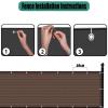 Balcony Privacy Screen 260 x 940 cm, Wind and Sun Protection, Light Gray view 4