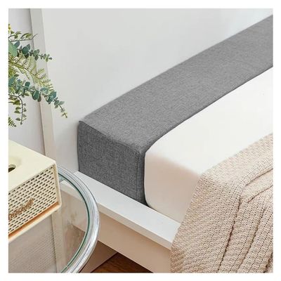 moismk Bed Gap Filler Headboard Cushion, Grey, 90 x 5 x 10 cm