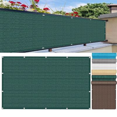 Dark Green Balcony Privacy Screen, 1 x 9.4 m