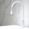 Weigold Bathroom Sink Faucet, Hot and Cold, Brass, Swivel, Middle White view 1