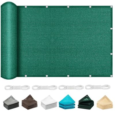 Customizable Rectangular Shade Sail 290 x 400 cm, Dark Green, 98% UV Protection