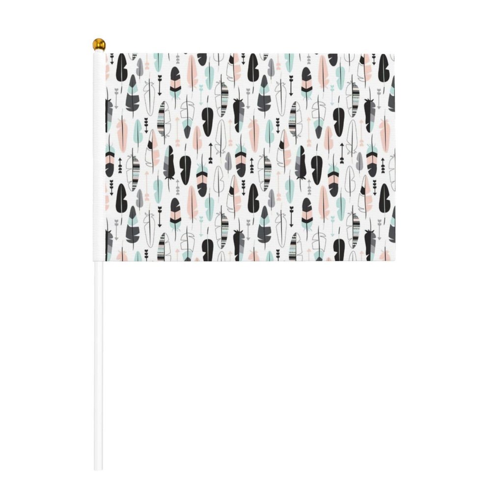 Printed Mini Stick Flags, 6- or 10-Pack