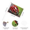 YHBLYKXP Red Ladybug Pattern Printed Mini Stick Flags, 10-Pack view 3