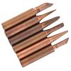 6 Pure Copper Soldering Tips for Electric Soldering Irons, 936/937/938 Stations view 2
