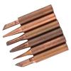 6 Pure Copper Soldering Tips for Electric Soldering Irons, 936/937/938 Stations view 3