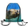 Zhimahou Drawstring Gym Bag with Sea Lion Underwater Design view 2