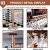 Rustic Industrial Adjustable Ceiling-Mounted Wine Rack view 4