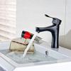 Kitchen Faucet, Modern Brushed Bronze Bathroom Sink Faucet, Single-Handle Basin Mixer view 4
