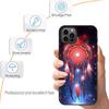 Sinyunron Case Compatible with Oppo A31 2020, 2-in-1 Hybrid Case with Metal Back, Colorful Lanyard, Dream Catcher view 2