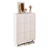 Narrow Tall Shoe Cabinet with 3 Flip Drawers view 1