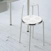 Holibanna Round Stainless Steel Bar Stool Replacement Seat, Reinforced, Silver view 2
