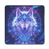 Xiputvl 3D Wolf-Print Waterproof Foldable Picnic Blanket, 148 x 148 cm view 1