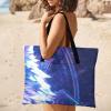 Xiputvl 3D Wolf-Print Waterproof Foldable Picnic Blanket, 148 x 148 cm view 4