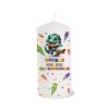 Handmade First Day of School Candle for Table Décor, Skateboard Dino, 35-Hour Burn Time, 6.8 x 15 cm view 3