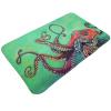 Non-Slip Flannel Floor Mat, Cute Octopus Design, 50.8 x 80 cm, Bathroom Shower Mat view 2