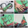 Non-Slip Flannel Floor Mat, Cute Octopus Design, 50.8 x 80 cm, Bathroom Shower Mat view 3