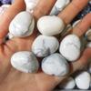 MCQWOMFQAK Natural Quartz Crystals, 2 Pieces, White-Turquoise Heart Stones view 2