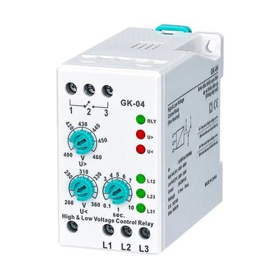 JRBJWYVV GK-04 Phase-Failure Voltage Analog Adjustable Protection Relay (3 × 380 V, No Neutral)