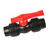 Plastic Ball Valve for Water Pipes, 20/25/32/40/50/63 mm, Quick-Connect PE Pipe Fitting view 1