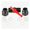 Plastic Ball Valve for Water Pipes, 20/25/32/40/50/63 mm, Quick-Connect PE Pipe Fitting view 2