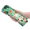 NTVOWPZO Pencil Case, Large Pencil Pouch with Mailbox Illustration, Green and Brown Polka-Dot Pattern view 3