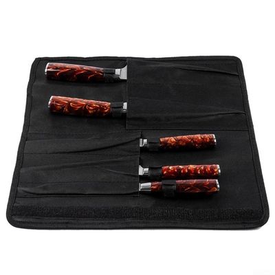 Black Roll-Up Bag, Secure Storage for Professional Kitchens