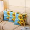 Set of 2 Sunflower Decorative Pillow Covers, 45 x 45 cm view 4