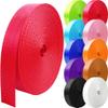 Grosun Nylon Webbing, 1 in / 1.5 in / 2 in, Backpack Straps and Belts, 3.3 m, Red, 2 in view 1