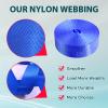 Grosun Nylon Webbing, 1 in / 1.5 in / 2 in, Backpack Straps and Belts, 3.3 m, Red, 2 in view 2