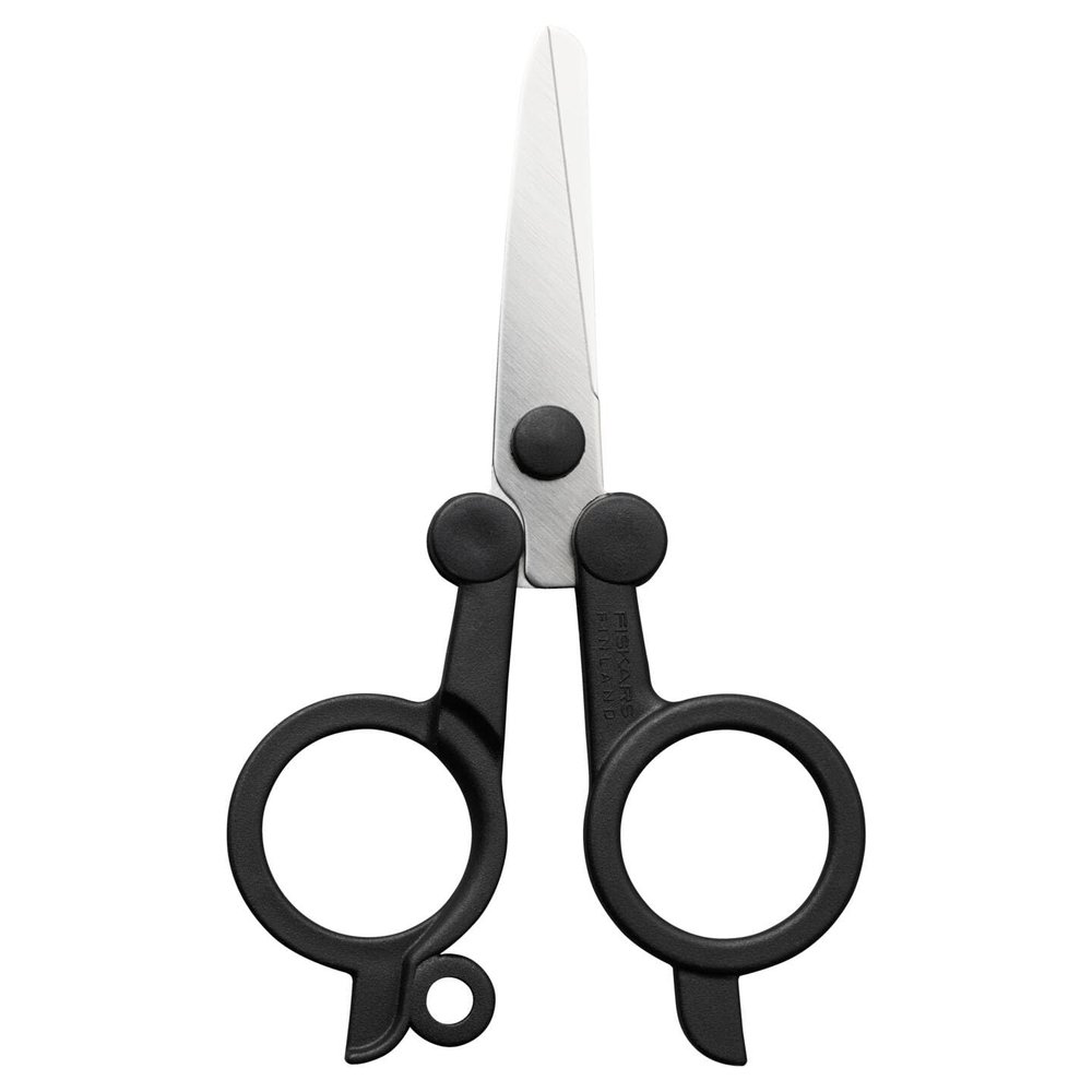 Fiskars ReNew Folding Travel Scissors, 11 cm