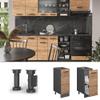 Vicco R-Line Pull-Out Base Cabinet, Goldkraft Oak, 30 cm view 4
