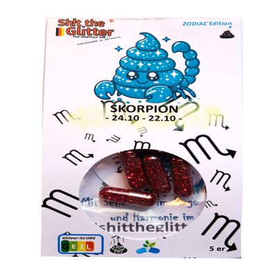 Shit the Glitter Zodiac Edition – Sparkling Glitter Pills for Each Zodiac Sign (Scorpio)