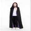 LIKPOJA Adult Reversible Hooded Halloween Cloak, Red and Black Vampire Costume Cape view 2