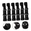 ABS Greenhouse Clips for 21–23 cm Pipes, Black view 2