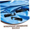 ABS Greenhouse Clips for 21–23 cm Pipes, Black view 4