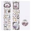 HLHLOP777 50 mm × 2 m Vintage Lace PET Sticker Tape, Dark Night Series view 1