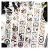HLHLOP777 50 mm × 2 m Vintage Lace PET Sticker Tape, Dark Night Series view 2