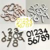 LSYHHXC House Number 0123456789 Modern Plaque Door Number House Letter Hotel Door Address Digits Sticker Plate Sign ABS Plastic 74 (Black, 6 cm, Number 5) view 3