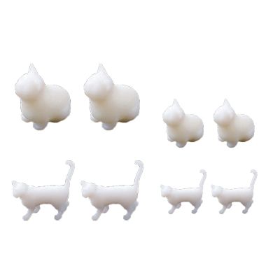 NVOQILIN Quirky Resin-Filled Crystal Drop Figurines